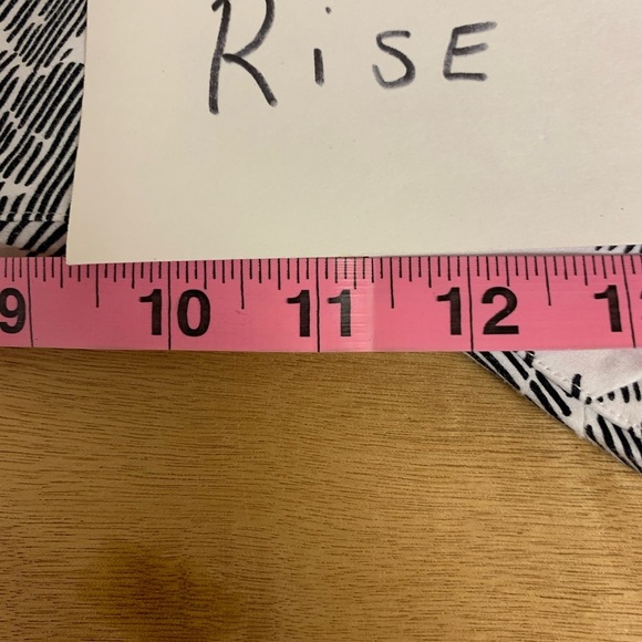 Dana Buchman pants SZ 22 white with black print floral classic flat front - Picture 11 of 11